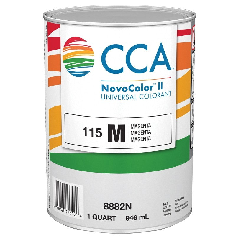CCA NovoColor II Series 076.008882N.005 Universal Colorant, Magenta, Liquid, 1 qt