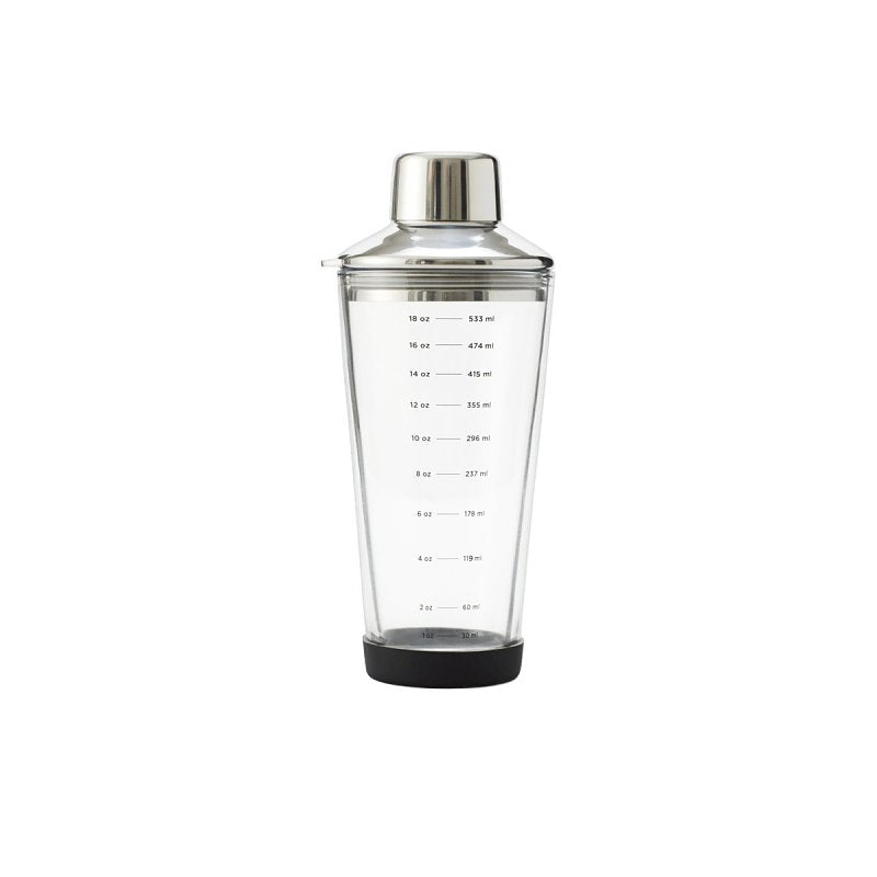 Houdini 5289263 Cocktail Shaker, Glass/Silicone (Pack of 2)