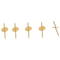 Quick Hanger Polished Brass 10 Pound Capacity Pack of 5