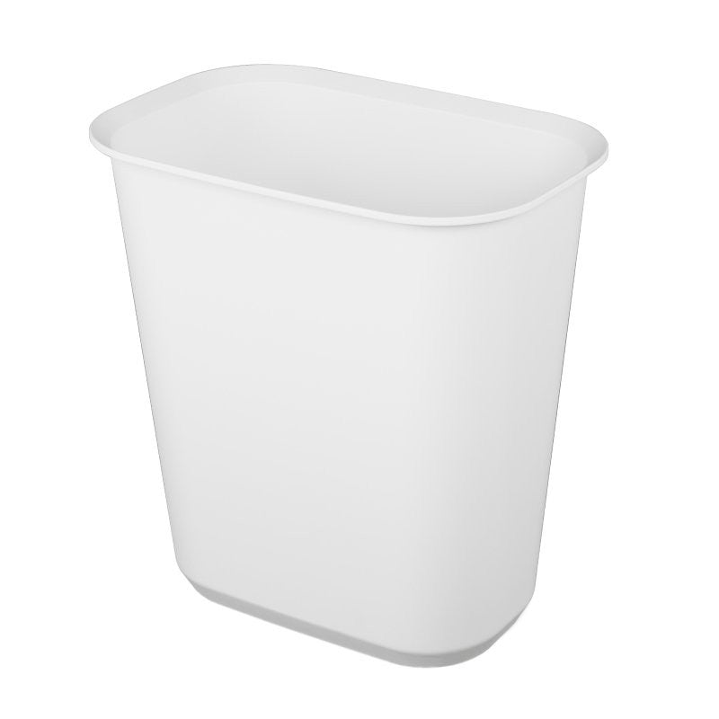 Sterilite 10478006 Rectangular Waste Basket, 5.5 gal, White