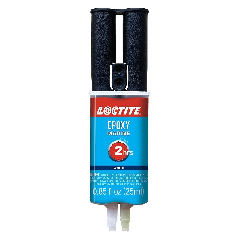 Loctite 1919324 Epoxy Marine, Tan/White(Hardener), 0.85 fl-oz Carded Syringe (Pack of 8)