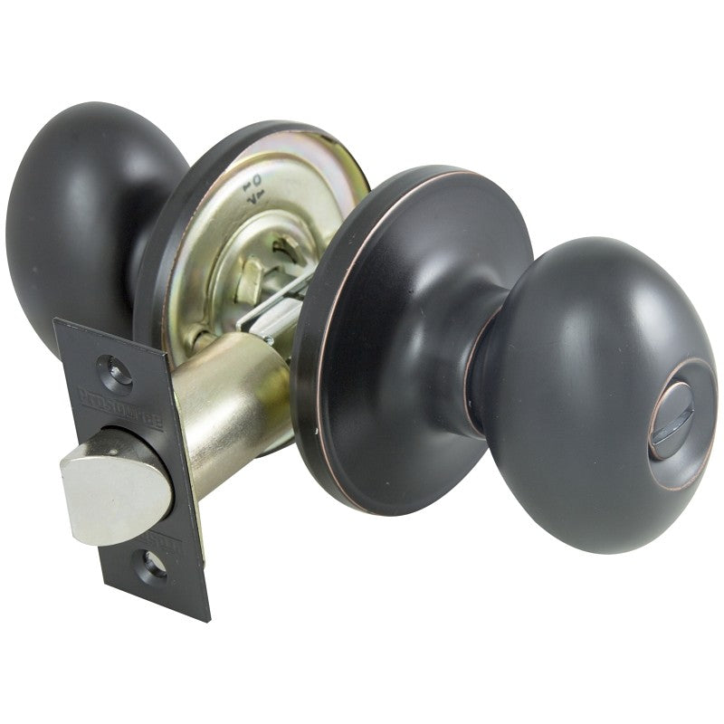 ProSource TYLX710V-PS Privacy Lockset, Tubular Design, Brass
