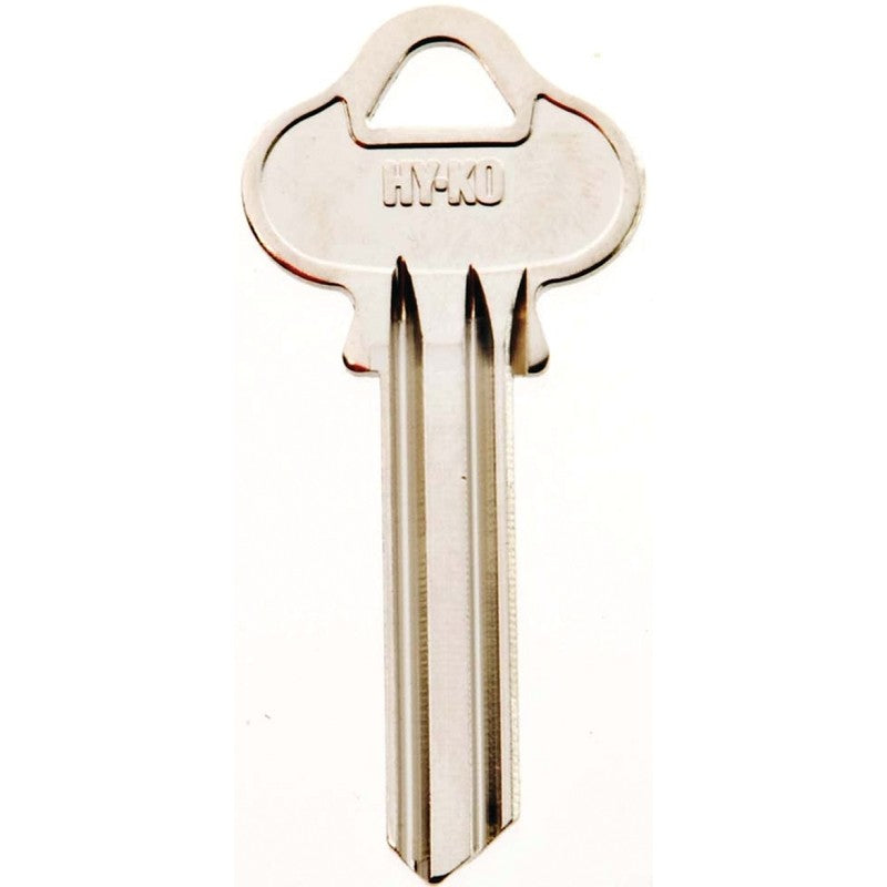 Hy-Ko 11010L4 Key Blank, Brass, Nickel, For: Lockwood Cabinet, House Locks and Padlocks, L4 Key Number (Pack of 10)