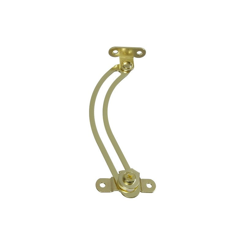 National Hardware N208-652 Friction Lid Support, Steel, Brass, 5-1/2 in L, 1/PK