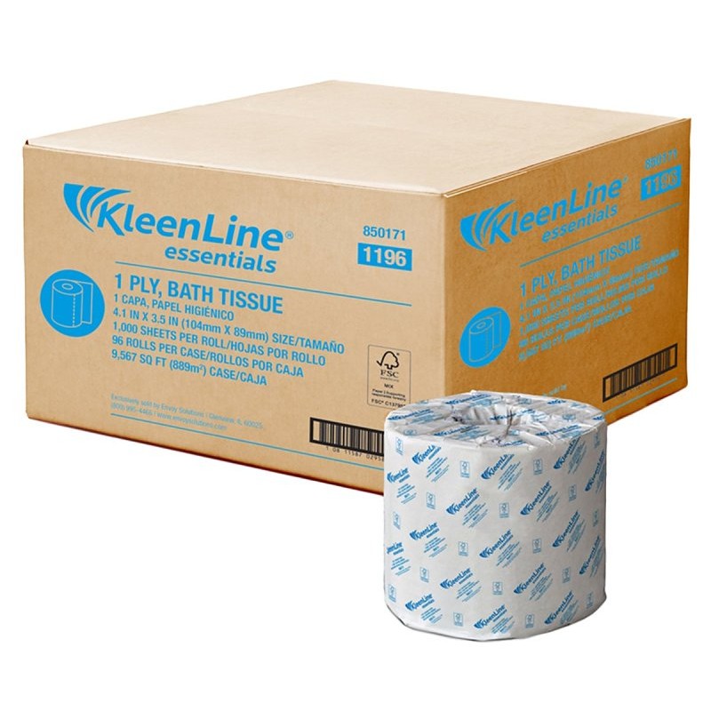 North American Paper Classic Series 880299 Bathroom Tissue, 4 x 3-3/4 in Sheet, 1-Ply, Paper