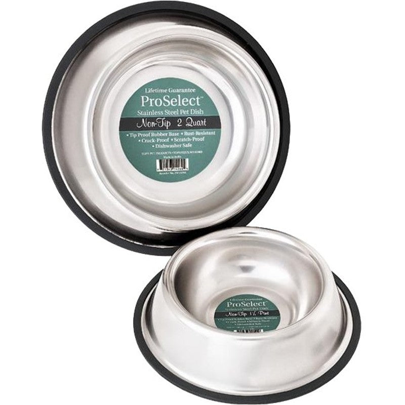 HiLo ZW142 24/57624 Pet Feeding Dish, 24 oz Volume, Stainless Steel