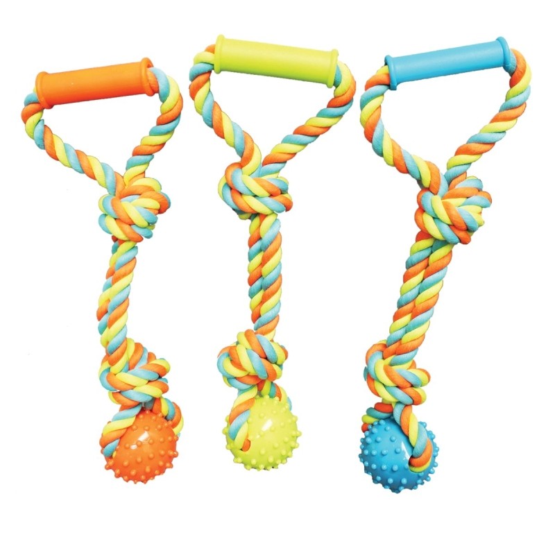 Chomper WB15520 Dog Toy, Tug Spike Ball, Thermoplastic Rubber