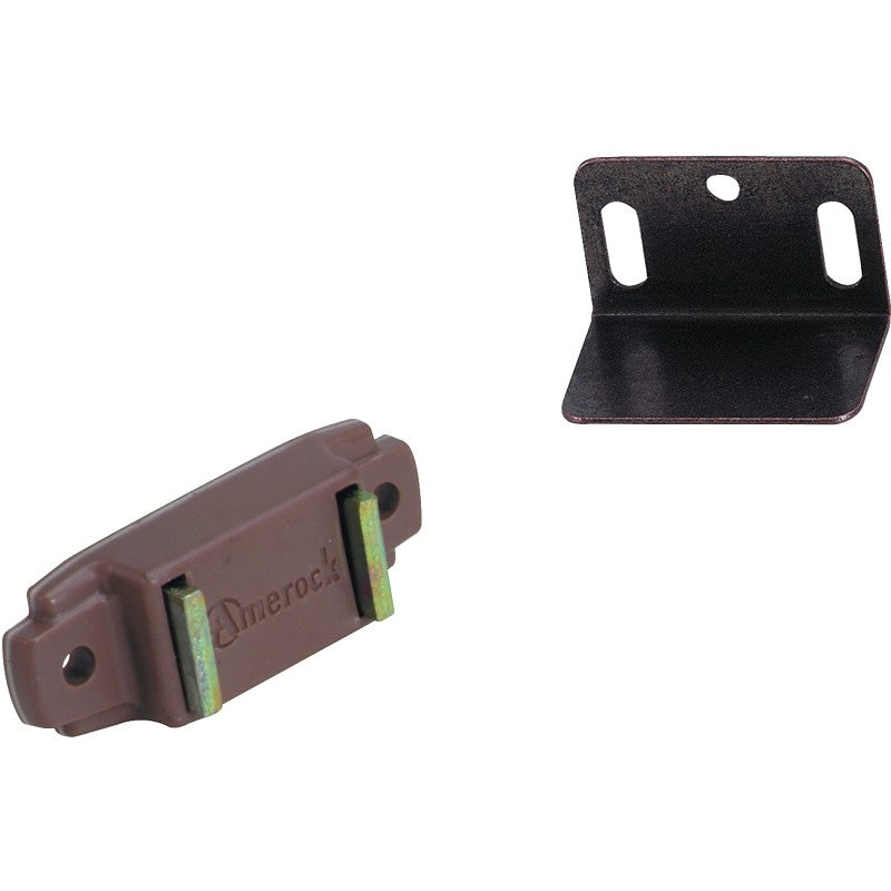 Amerock BP97653PT Magnetic Catch, 1-15/16 in L x 3/4 in W Catches, Plastic, Tan