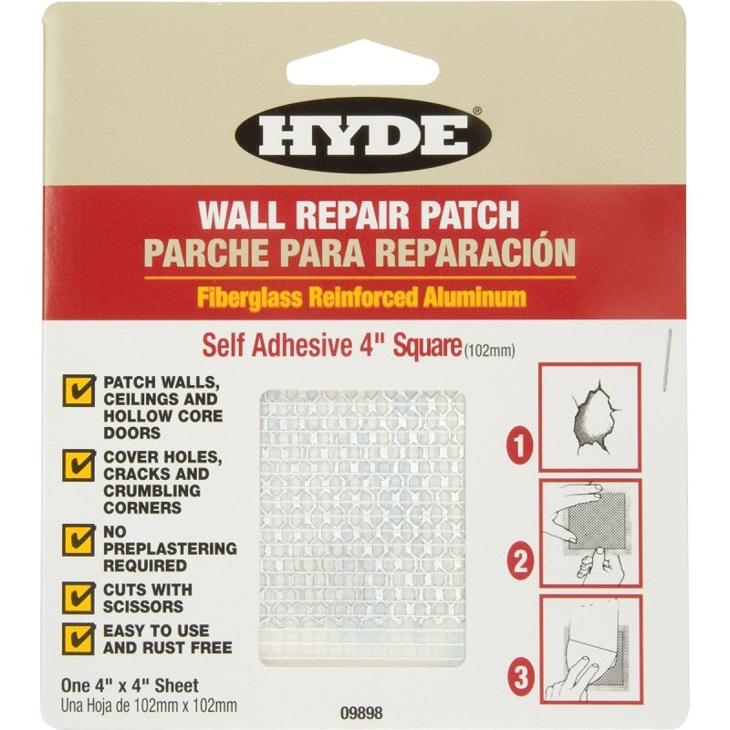 Hyde 09898 Wall Patch, 4 x 4 in Dimensions