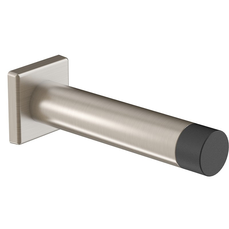 National Hardware Reed N830-527 Door Stop, 1 in Dia Base, 3 in Projection, Aluminum, Satin Nickel