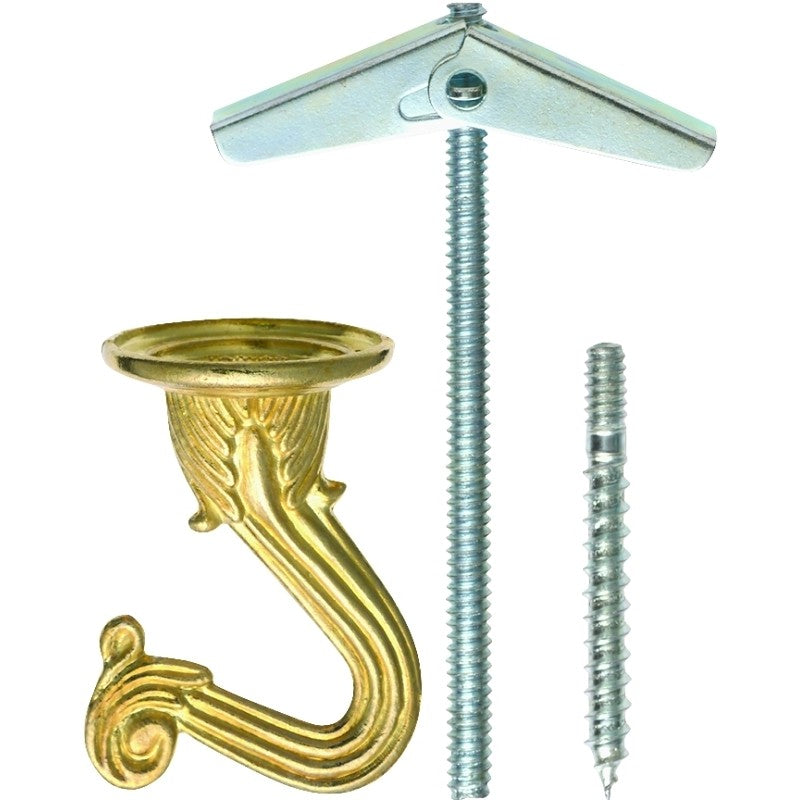 OOK 50341 Swag Hook, Brass, 2/PK