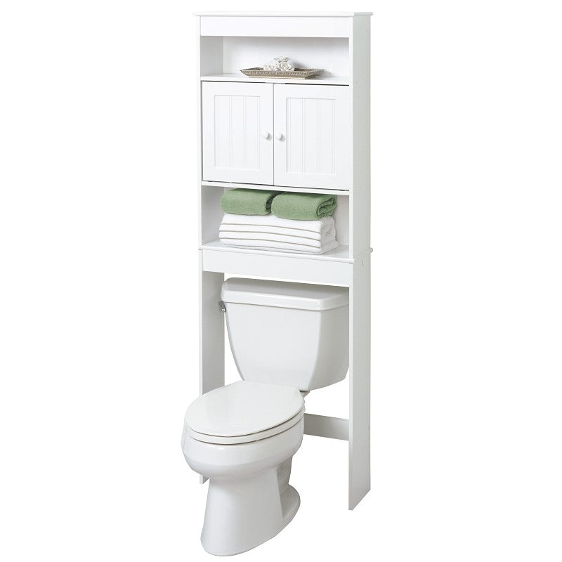 Zenna Home Cottage 9119W Bathroom Spacesaver, 3-Shelf, Wood