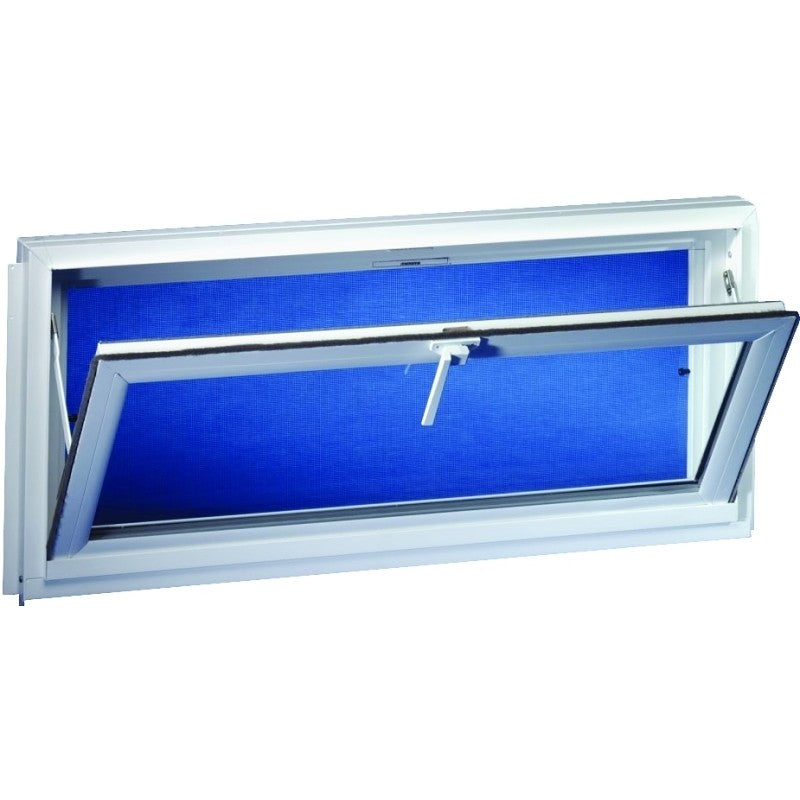Duo-Corp Competitor Series 3224COMP Hopper Basement Window, Glass Glass/Screen, Vinyl Frame