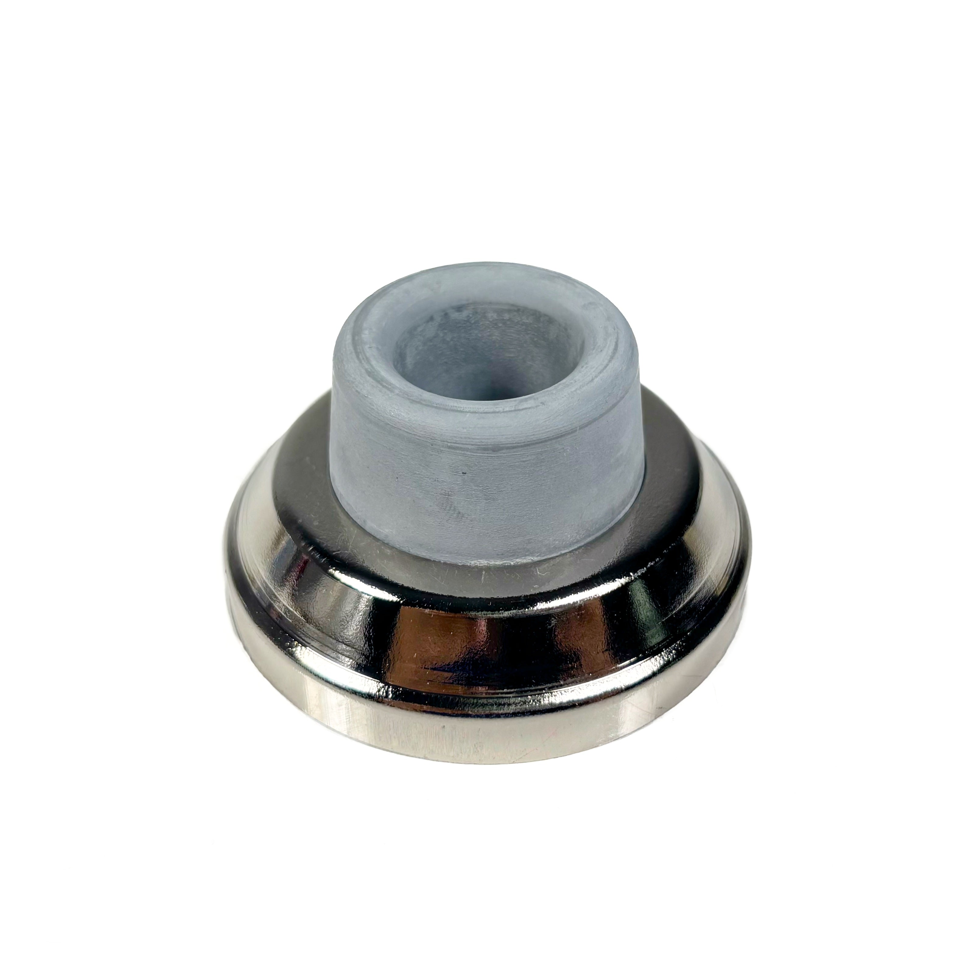 Concave Wall Door Stop 2-1/2 Inch Bright Nickel Chrome (POS)
