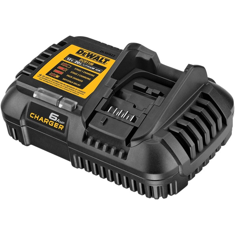 DEWALT DCB1106 Fast Charger, 0.75 hr Charge, Battery Included: No