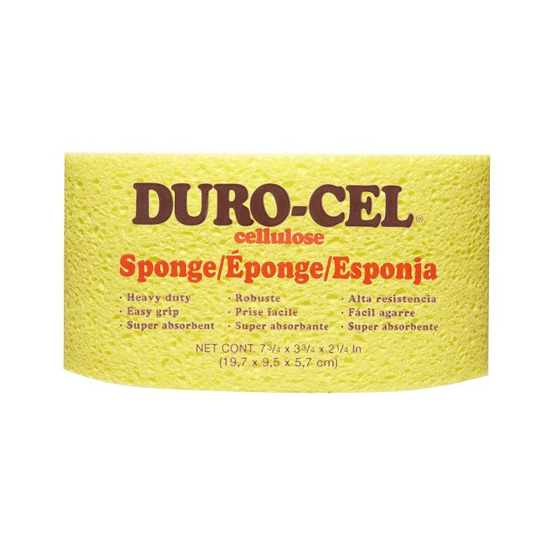 Duro-Cel 03085 Turtleback Sponge, 7-3/4 in L, 3-3/4 in W, 2-1/8 in Thick, Cellulose