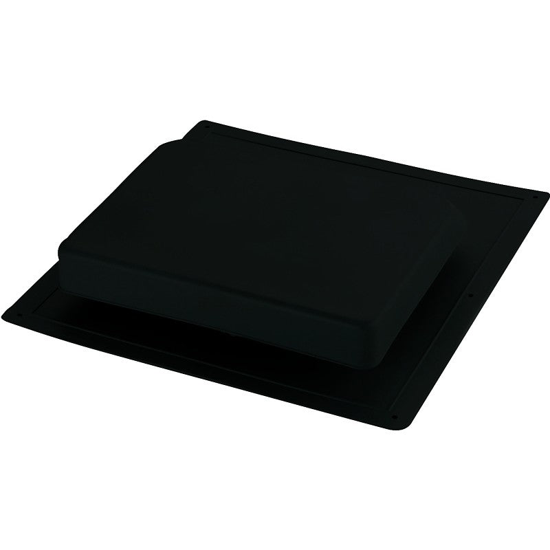 Master Flow IR61BL Roof Louver, 4-1/4 in L, 17-1/2 in W, Resin, Black (Pack of 10)