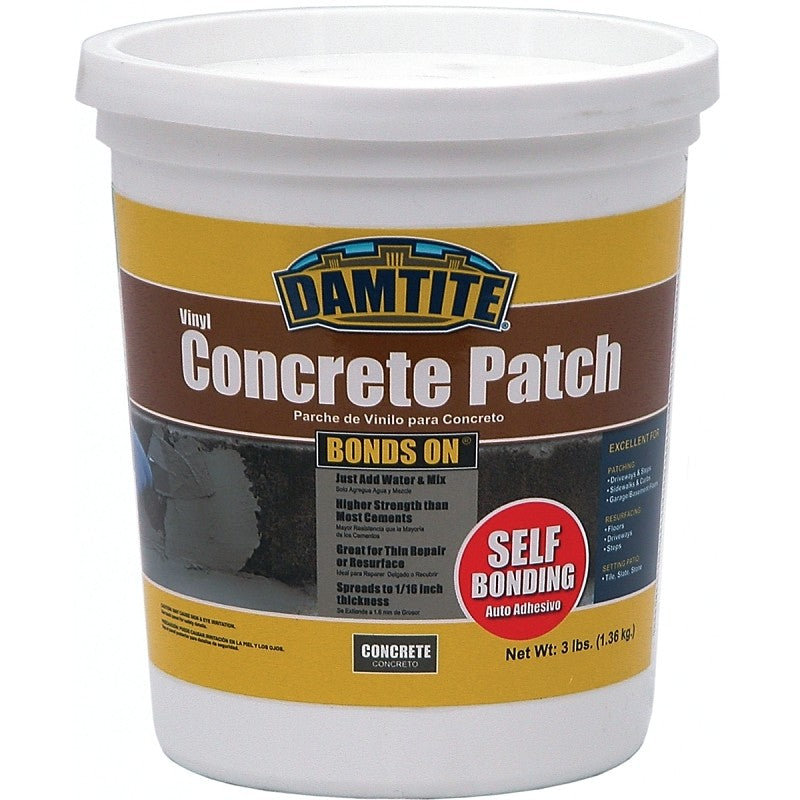 Damtite 04003 Patch, Gray, 3 lb, Pail