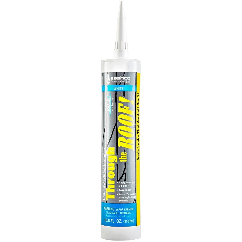 Sashco 14030 Sealant, White, Paste, 10.5 oz, Cartridge (Pack of 12)