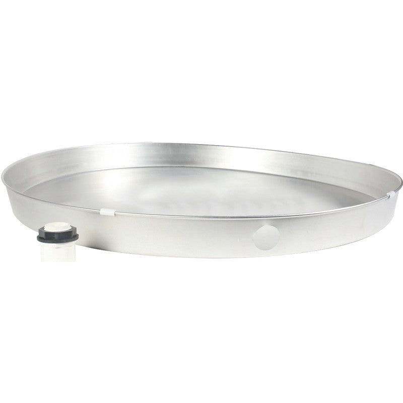 Camco USA 20840 Recyclable Drain Pan, Aluminum, For: Gas or Electric Water Heaters, 22 in ID x 2-1/4 in D (Pack of 6)