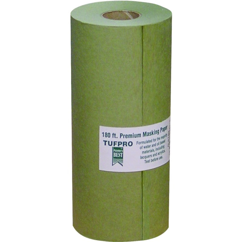 Trimaco EasyMask 12206 Trim Masking Paper, 180 ft L, 6 in W, Green