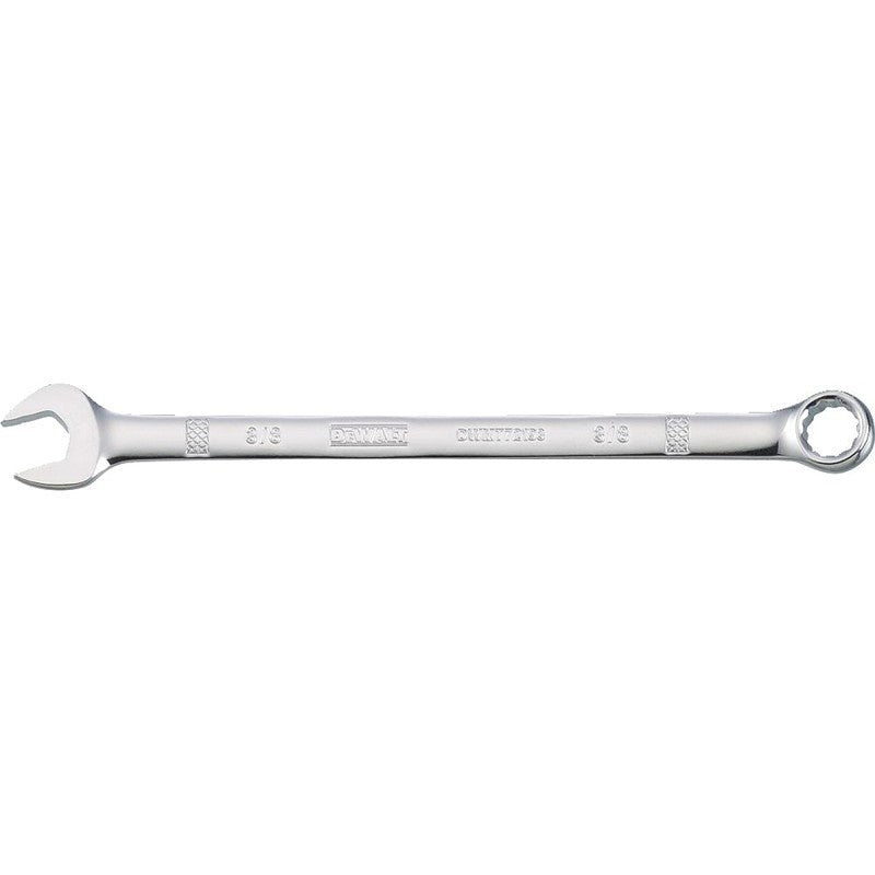 DEWALT DWMT72193OSP Combination Wrench, 5/16 in Thick Open End, 5/8 in W Open End, SAE, 3/8 in Head, 5-5/32 in L, Chrome