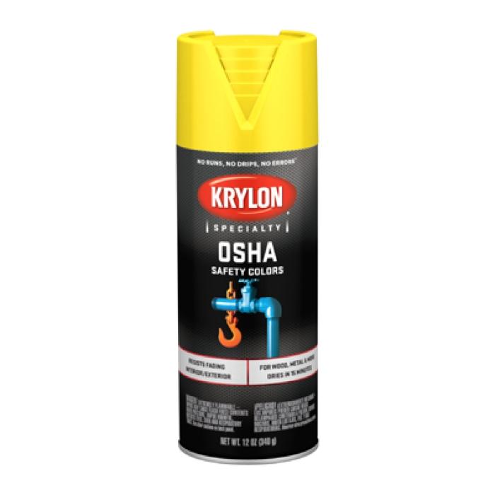 Krylon K01813777 Safety Spray Paint, Gloss, 12 oz