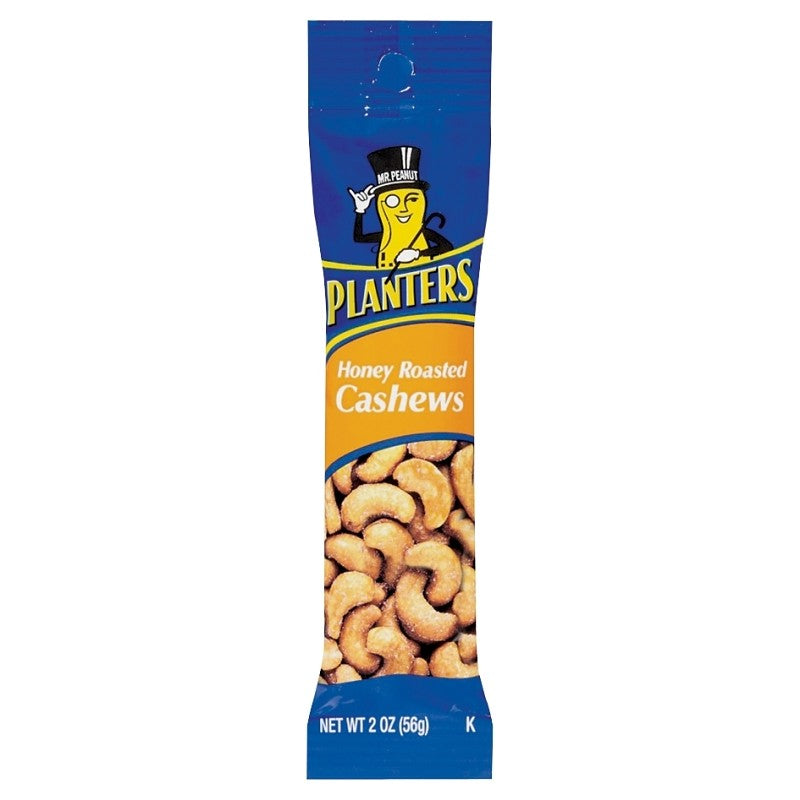 Planters 548268 Cashew, Crunchy, Honey Roasted, 2 oz Pack (Pack of 15)