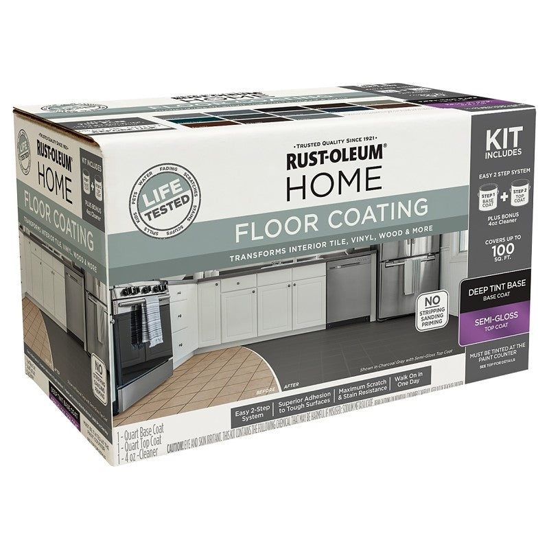 Rust-Oleum 360101 Floor Paint Kit, Water BSE