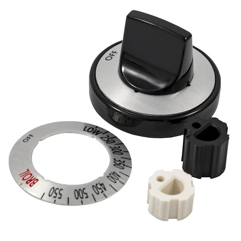 Camco USA 00973 Knob Kit, Includes: (2) Peel, Adapter, Dial, Insert, Knob and Stick Cover, Black
