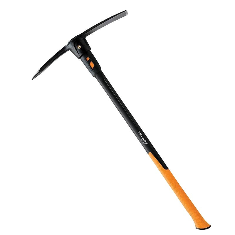 Fiskars 751210-1001 Pick, Steel Blade, Fiberglass Handle, Long Handle