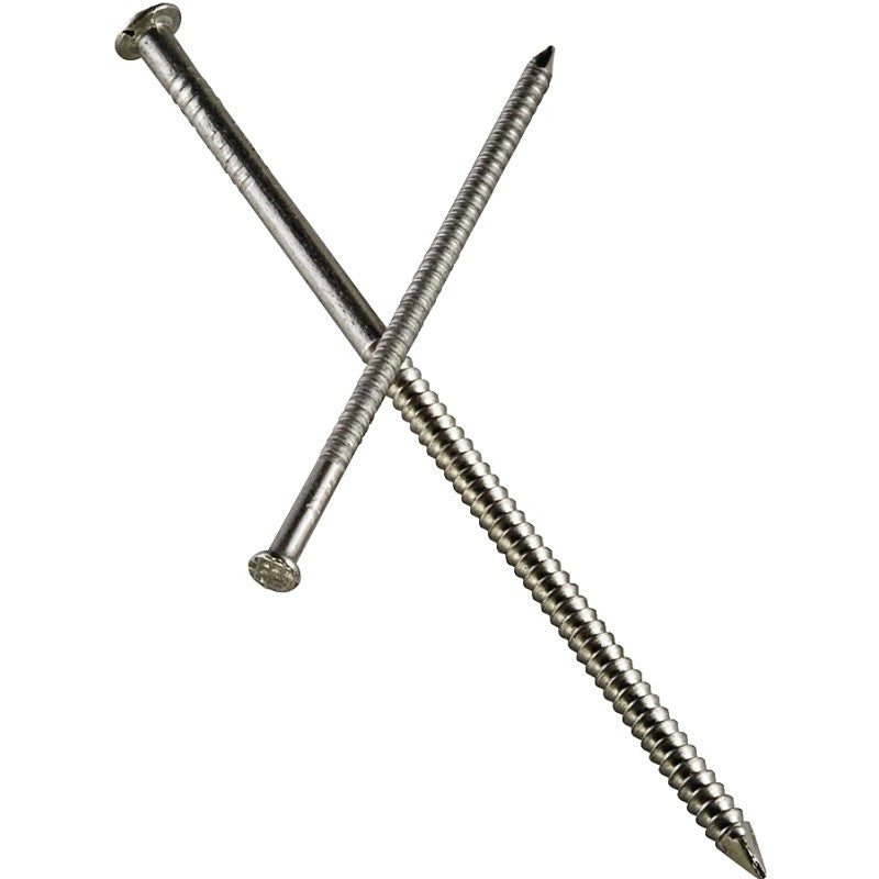 Simpson Strong-Tie T5SND1 Siding Nail, 5d, 1-3/4 in L, 316 Stainless Steel, Full Round Head, Annular Ring Shank, 1 lb