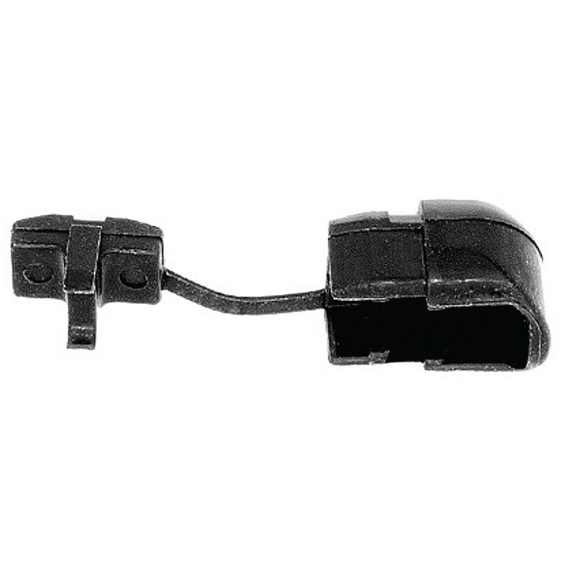 Jandorf 61424 Cord Protector, For: 18/2, 18/3, 16/2 Flat Black Cross Section Wires, Nylon, Black