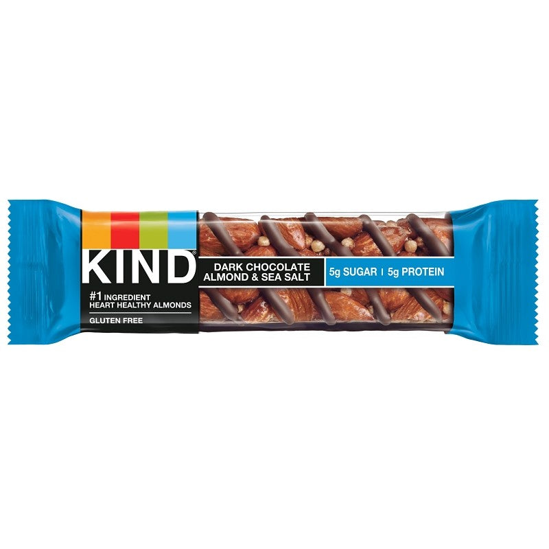 Kind KINDDCNS12 Nut and Spices Bar, Dark Chocolate Nuts, Sea Salt, 1.4 oz (Pack of 12)