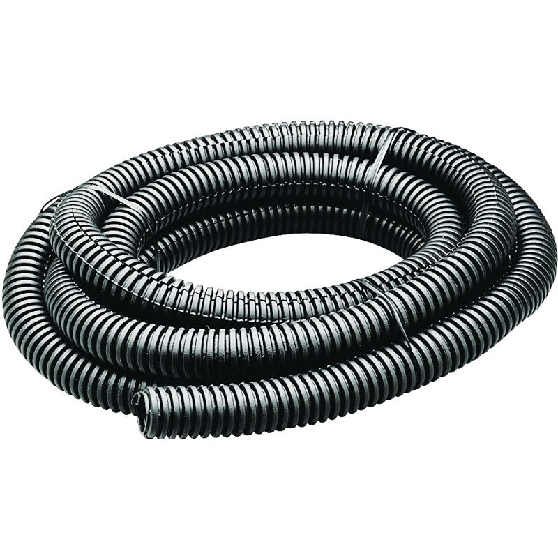 Gardner Bender FLX-3810T Split Tubing, 3/8 in Dia, 10 ft L, Polypropylene, Black