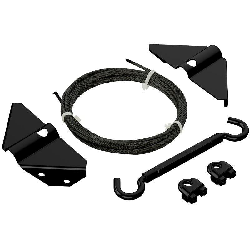 National Hardware N166-004 Anti Sag Gate Kit, Steel, Black