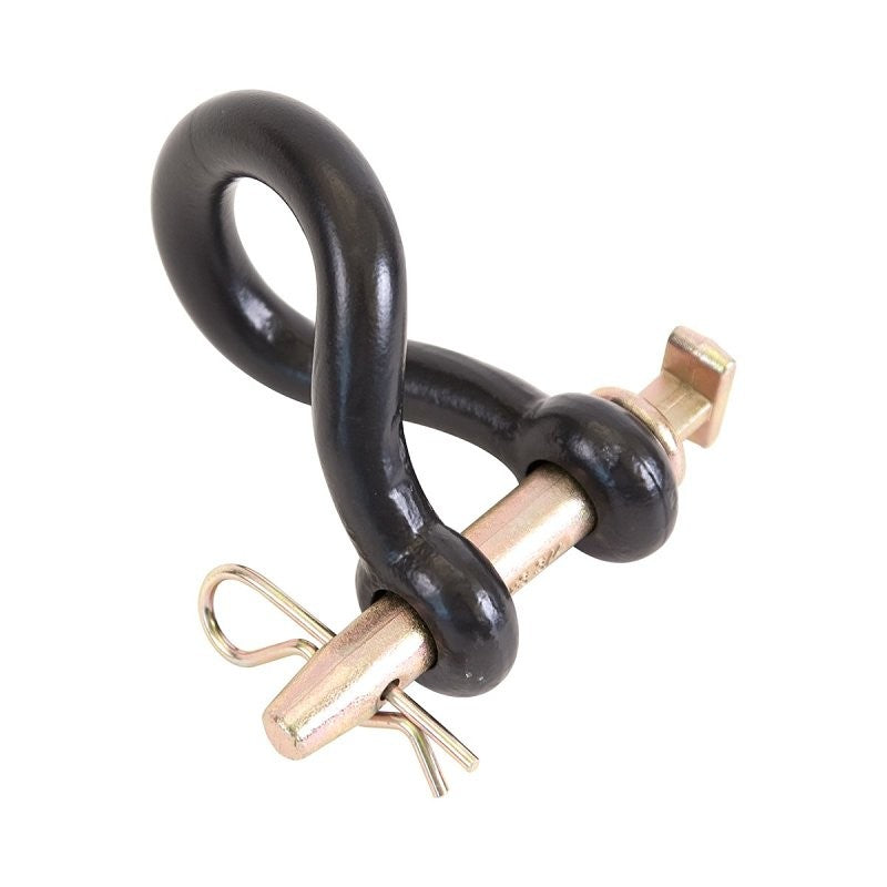 Koch 4004443 Twisted Clevis, 5/8 in, Steel, Powder-Coated/Zinc