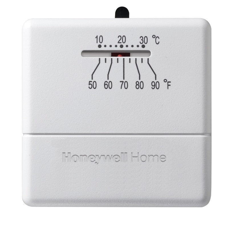 Honeywell CT30A Non-Programmable Thermostat, 50 deg F, 3.12 in W x 0.88 in D Dimensions