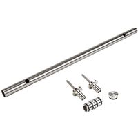 Sliding Door Hardware Track Extension Kit 24 Inch Stainless Steel