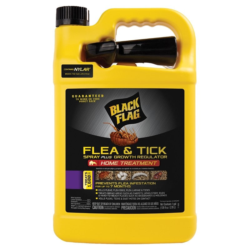Black Flag HG-11093 Flea/Tick Killer, Liquid, 1 gal Can