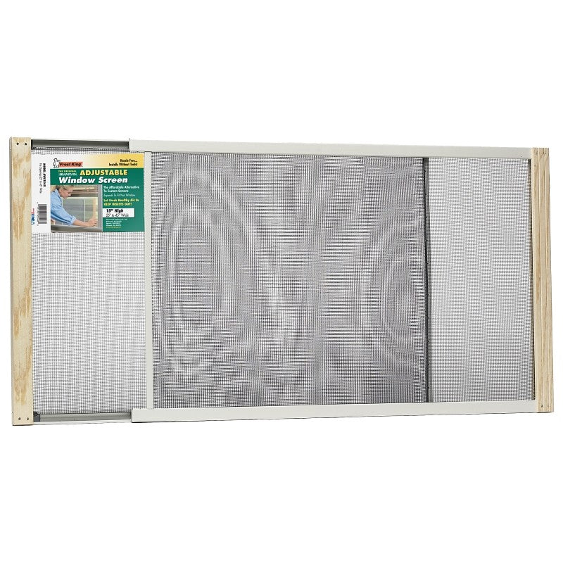 Frost King W.B. Marvin AWS1545 Insect Screen, 15 in L, 25 to 45 in W, Aluminum