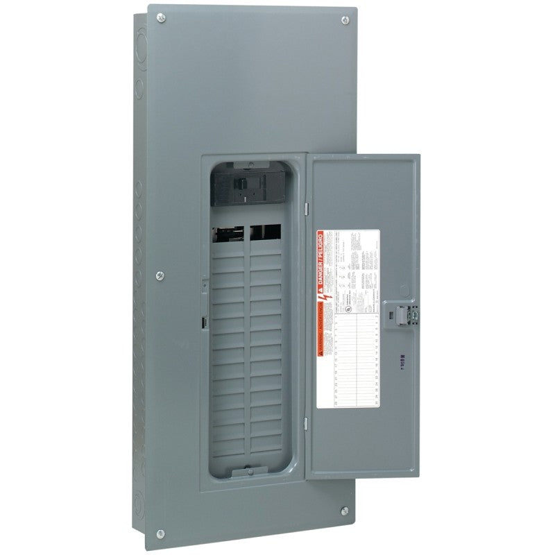 Square D HOM3060M200PC Load Center, 60 -Pole, 200 A, 30 -Space, 60 -Circuit, Plug-On Neutral, NEMA 1 Enclosure