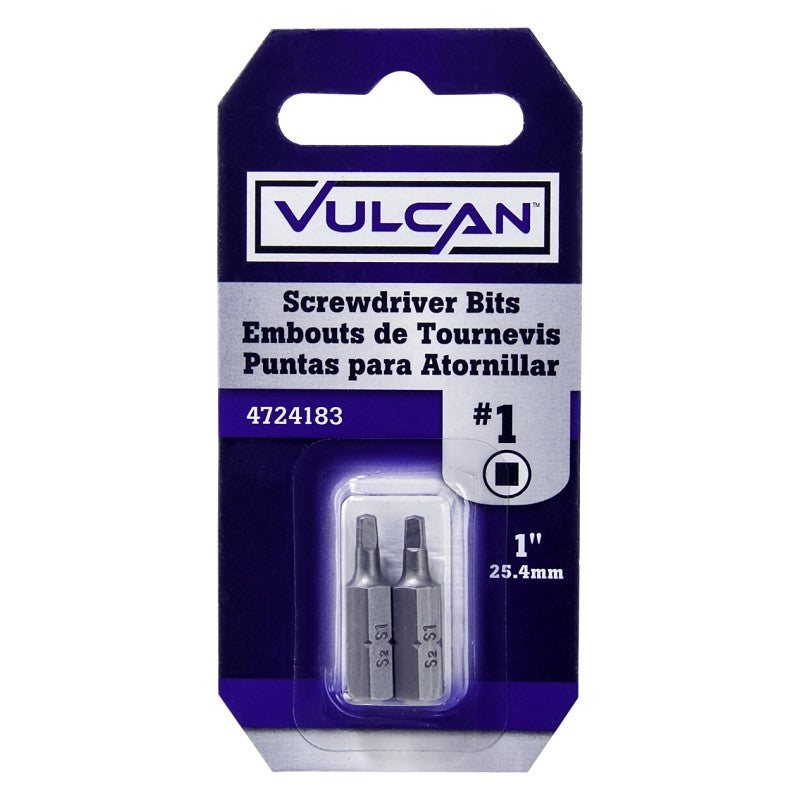 Vulcan 305462OR Screwdriver Bit, S2 Chrome Molybdenum Steel