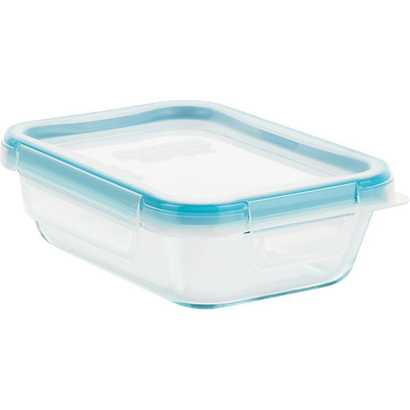 Snapware 1109307 Food Container, 2 Cups Capacity, Glass, 5 in L, 7 in W, 2-1/2 in H (Pack of 4)