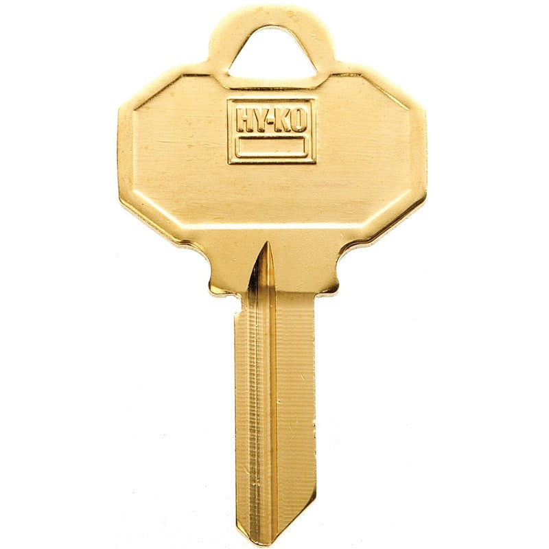 Hy-Ko 11010BW5 Key Blank, Brass, Nickel, For: Baldwin Cabinet, House Locks and Padlocks, BW5 Key Number (Pack of 10)