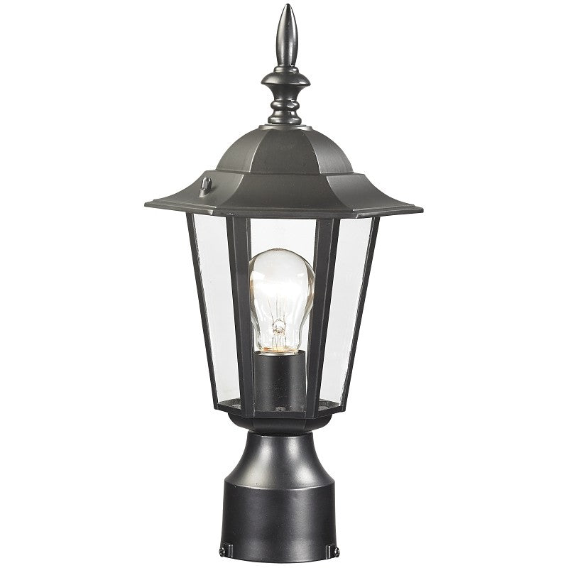 Boston Harbor AL8044-BK Post Lantern, 120 V, 60 W, A19 or CFL Lamp