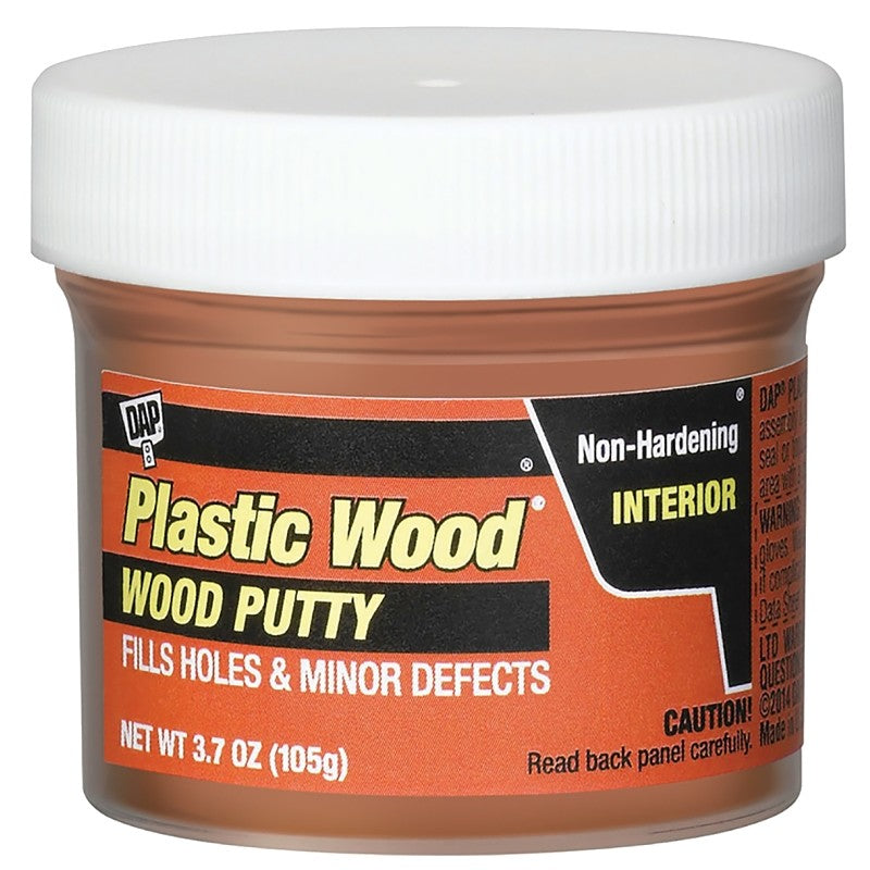 DAP Plastic Wood 21250 Wood Putty, Paste, Mild, Pleasant, Cherry, 3.7 oz (Pack of 6)