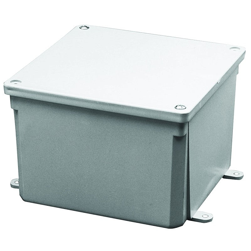 Carlon E989NNJ-CAR Molded Junction Box, PVC, Surface