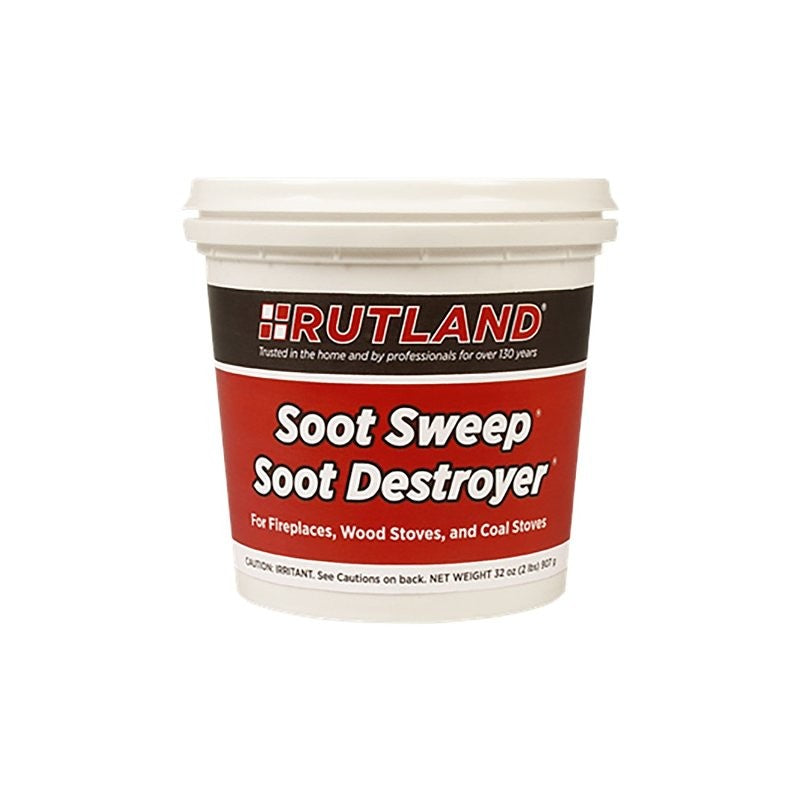 Rutland Soot Sweep 100B Soot Remover, Solid, Blue/Tan, 2 gal, Tub