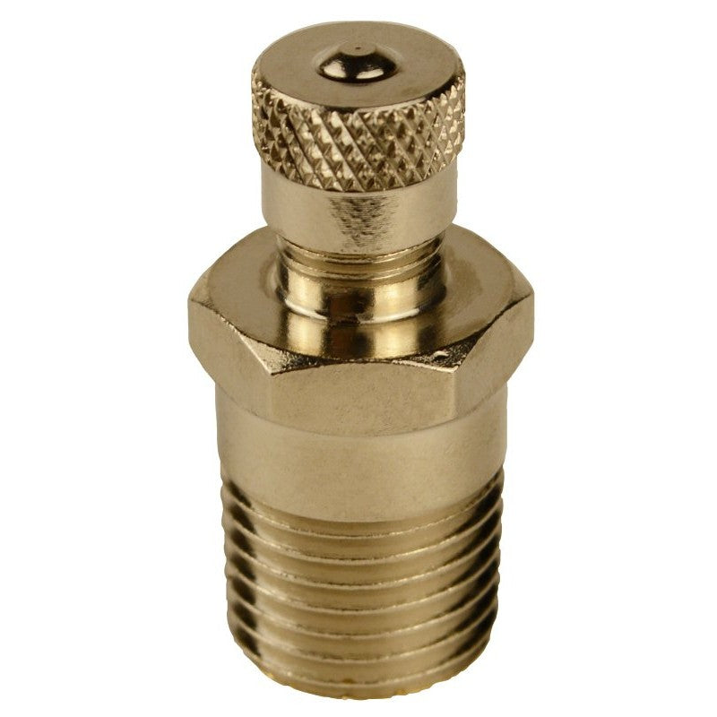 Water Source AV125-RM Air Valve, 1/8 in Connection, Steel Body, Chrome/Zinc